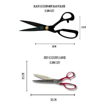 ribbon cutting scissor black or red