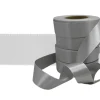 silver grey double sided satin ribbon