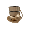 Single sided satin ribbon biscuit 25mm x 30m