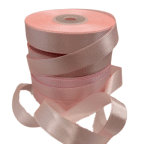 single sided satin ribbon baby light pink