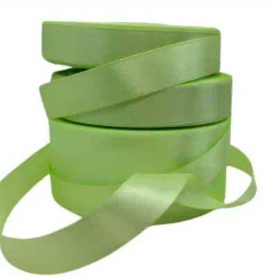 mint single sided satin ribbon rolls 30meters