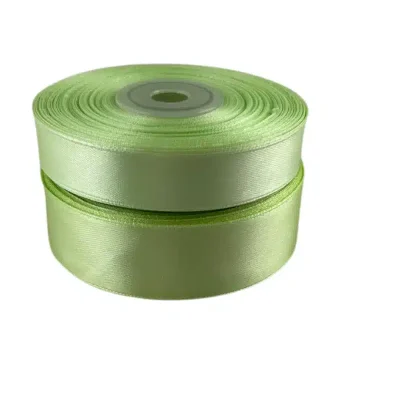 mint single sided satin ribbon rolls 30m rolls various widths