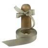 stone petersham ribbon rolls 10m
