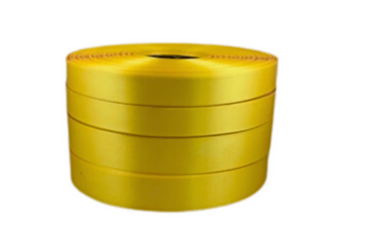yellow polyester satin ribbon 100m rolls
